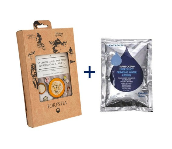 Pack voiture - Risotto de saumon et champignon